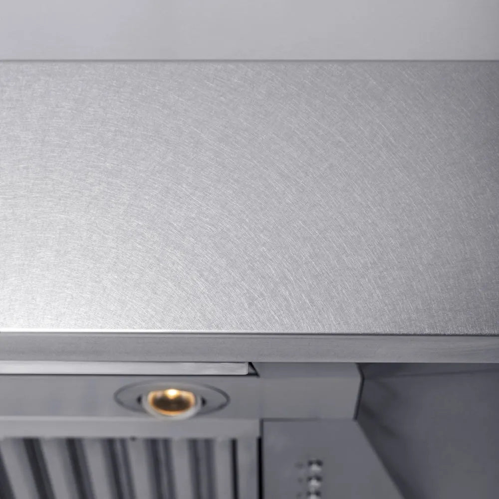 ZLINE Satin Stainless Steel Convertible Vent Under Cabinet Range Hood with Size Options (8685S)