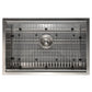 ZLINE 27 in. Garmisch Undermount Single Bowl Kitchen Sink with Bottom Grid and Accessories with Color Options (SLS-27)