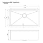 ZLINE 30 in. Garmisch Undermount Single Bowl Kitchen Sink with Bottom Grid and Accessories with Color Options (SLS-30)