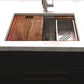 ZLINE 30 in. Garmisch Undermount Single Bowl Kitchen Sink with Bottom Grid and Accessories with Color Options (SLS-30)