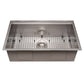 ZLINE 33 in. Garmisch Undermount Single Bowl Kitchen Sink with Bottom Grid and Accessories with Color Options (SLS-33)