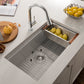 ZLINE 33 in. Garmisch Undermount Single Bowl Kitchen Sink with Bottom Grid and Accessories with Color Options (SLS-33)