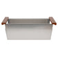 ZLINE 33 in. Garmisch Undermount Single Bowl Kitchen Sink with Bottom Grid and Accessories with Color Options (SLS-33)