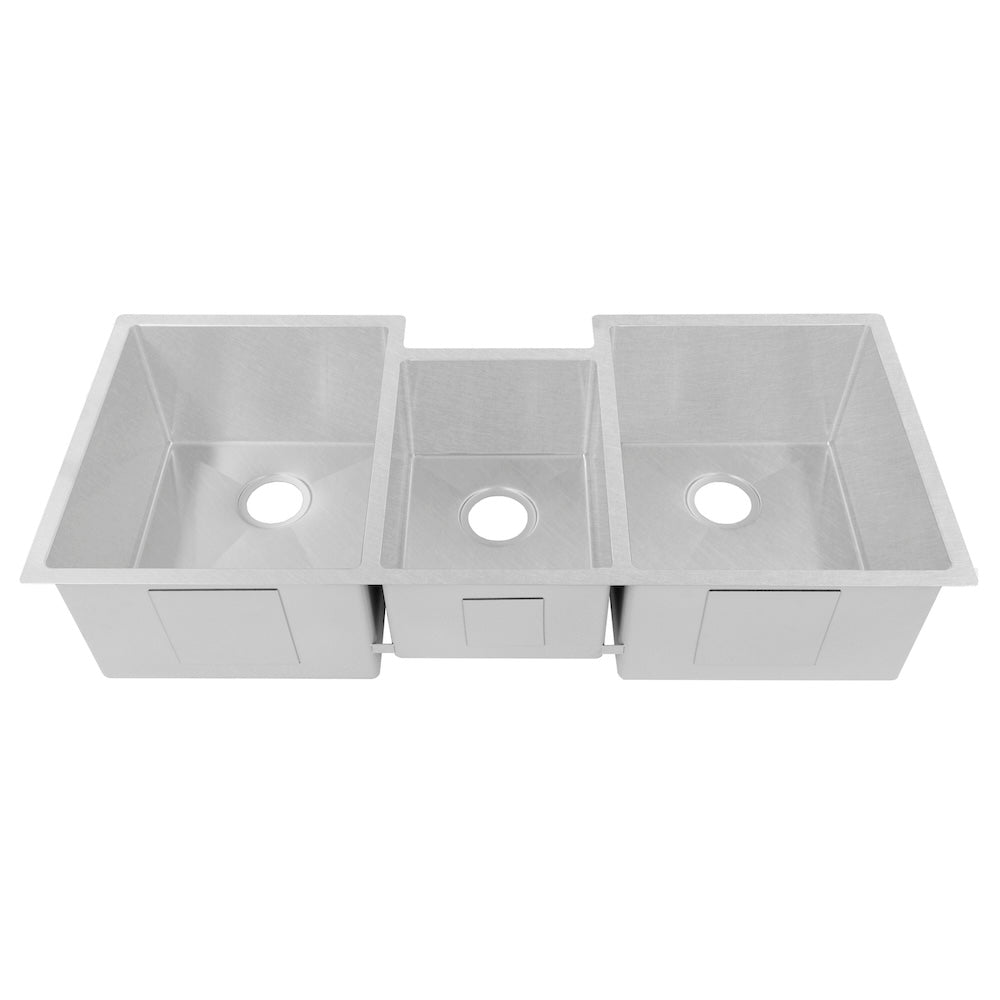 ZLINE 45 in. Breckenridge Undermount Triple Bowl Kitchen Sink with Bottom Grid and Color Options (SLT-45)