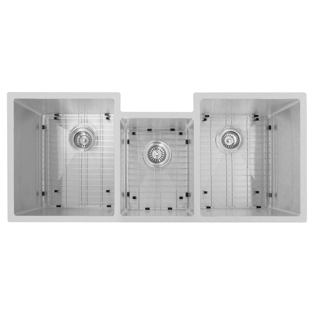 ZLINE 45 in. Breckenridge Undermount Triple Bowl Kitchen Sink with Bottom Grid and Color Options (SLT-45)