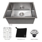 ZLINE 23 in. Meribel Undermount Single Bowl Kitchen Sink with Bottom Grid and Color Options (SRS-23)