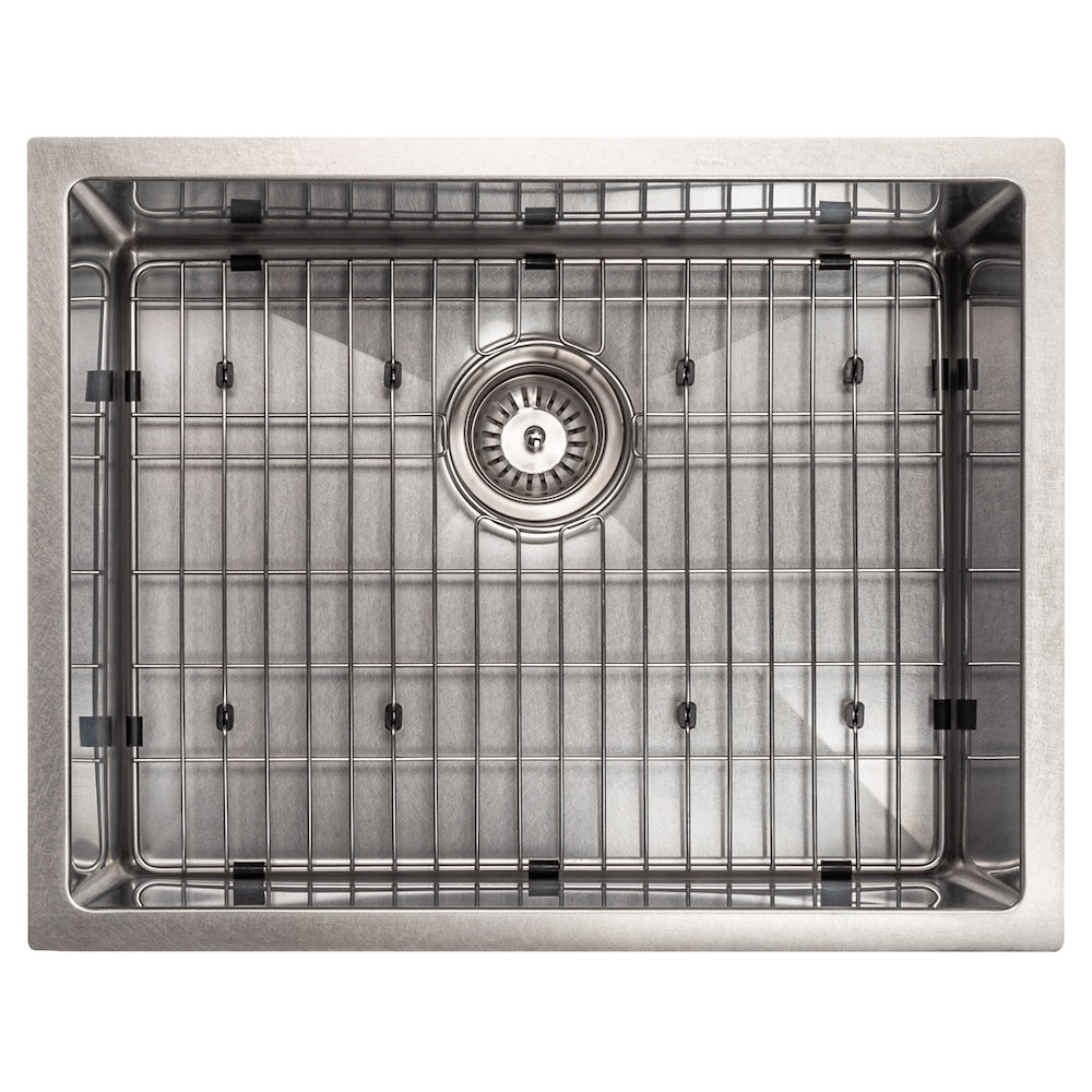 ZLINE 23 in. Meribel Undermount Single Bowl Kitchen Sink with Bottom Grid and Color Options (SRS-23)