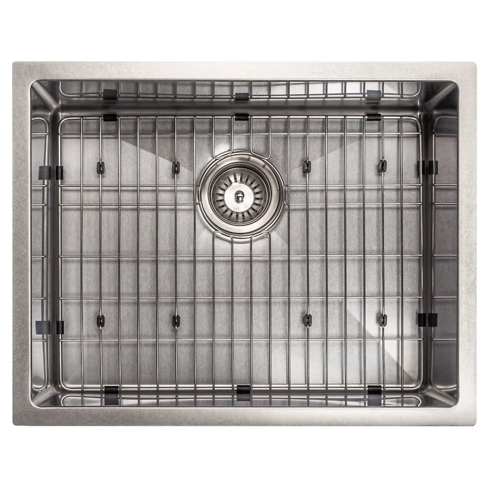 ZLINE 23 in. Meribel Undermount Single Bowl Kitchen Sink with Bottom Grid and Color Options (SRS-23)