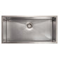 ZLINE 36 in. Meribel Undermount Single Bowl Kitchen Sink with Bottom Grid and Color Options (SRS-36) Satin Stainless Steel