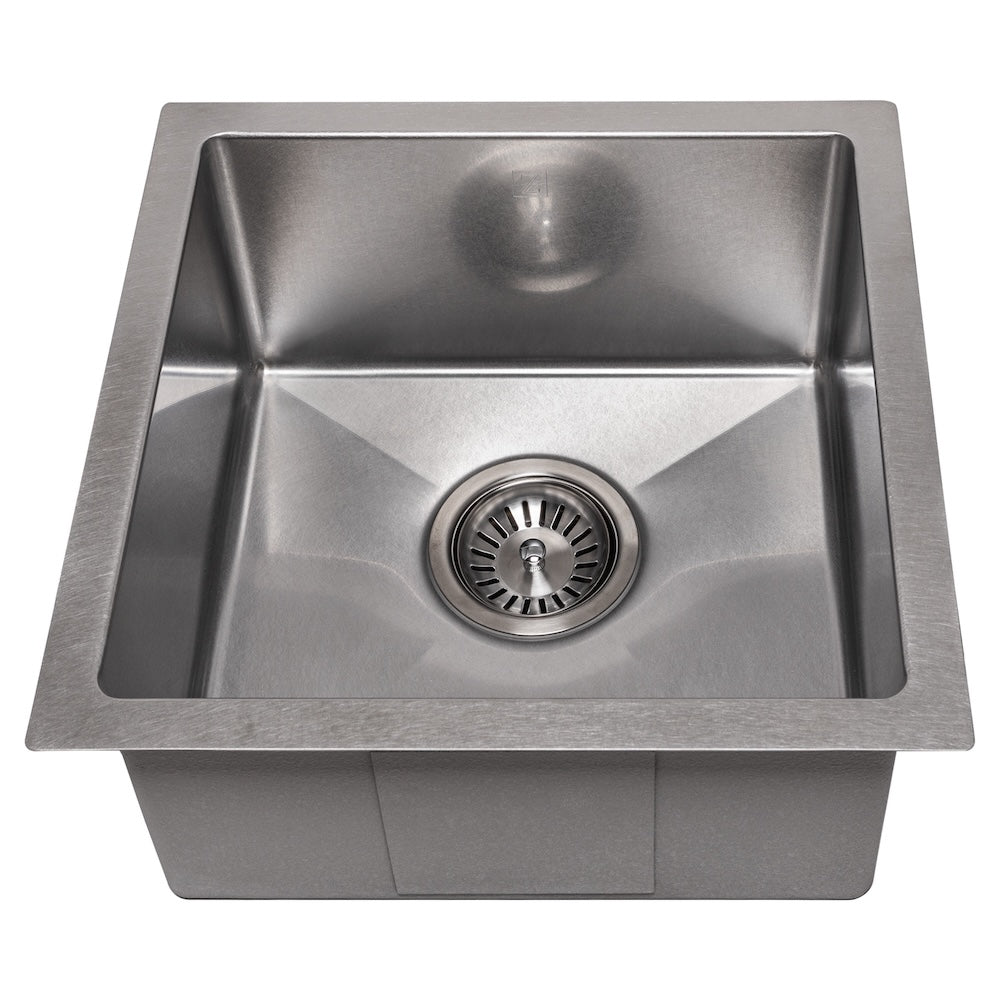 ZLINE 15 in. Boreal Undermount Single Bowl Bar Kitchen Sink with Color Options (SUS-15)