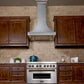 ZLINE Designer Series Satin Stainless Steel Ducted Wall Range Hood with Size Options (8632S)