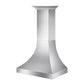 ZLINE Designer Series Satin Stainless Steel Ducted Wall Range Hood with Size Options (8632S)