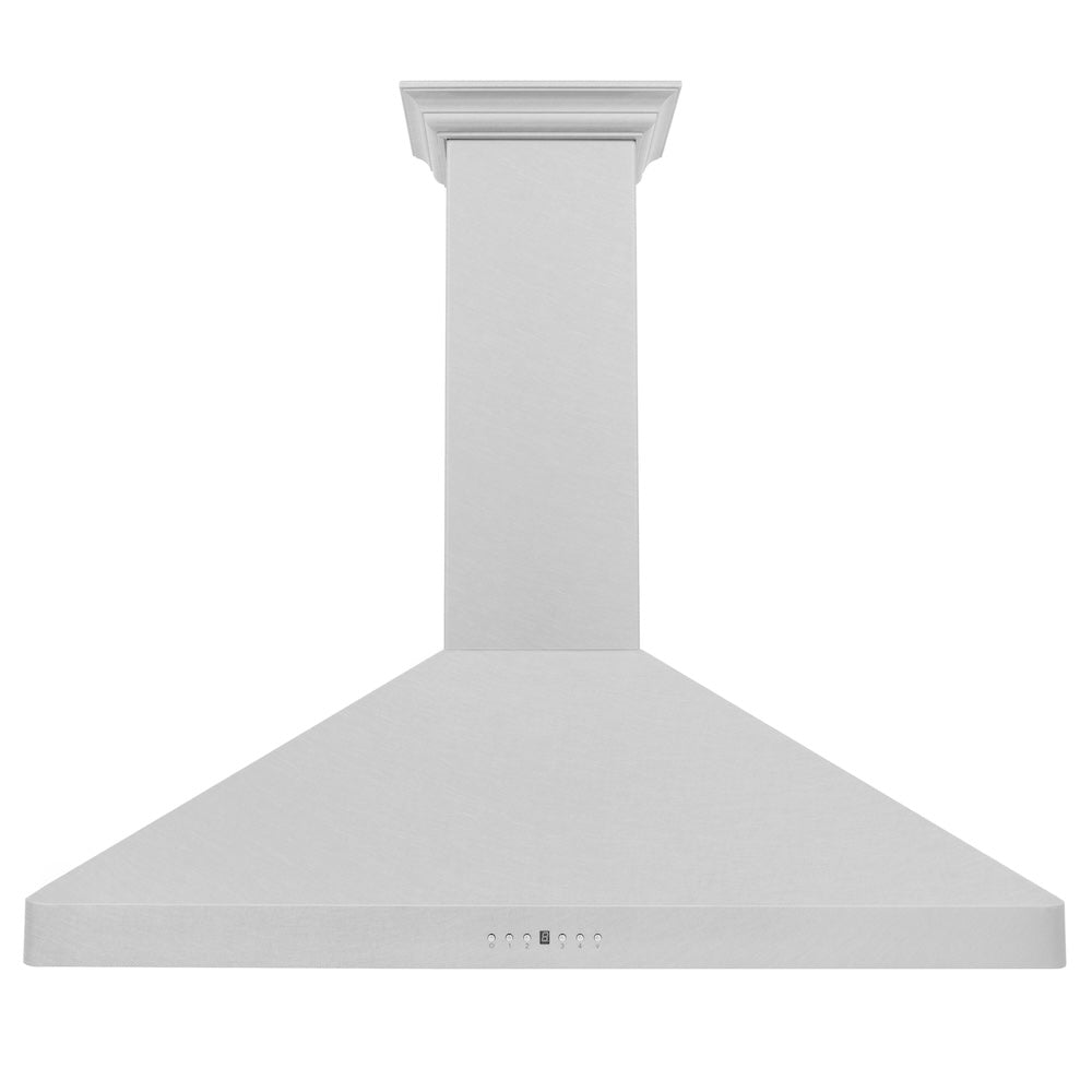 ZLINE Ducted Wall Mount Range Hood in Satin Stainless Steel with Size Options (8KF2S)