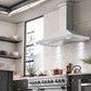 ZLINE Ducted Wall Mount Range Hood in Satin Stainless Steel with Size Options (8KF2S)