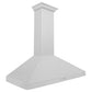 ZLINE Ducted Wall Mount Range Hood in Satin Stainless Steel with Size Options (8KF2S)