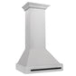 ZLINE Autograph Edition 30 in. Satin Stainless Steel Wall Mount Range Hood with Accent Handle (8654SNZ-30)