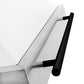 ZLINE Autograph Edition 36 in. Satin Stainless Steel Wall Mount Range Hood with White Matte Shell and Accent Handle (8654SNZ-WM36)