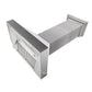 ZLINE Ducted Satin Stainless Steel Wall Mount Range Hood with White Matte Shell and Size Options (8654WM)