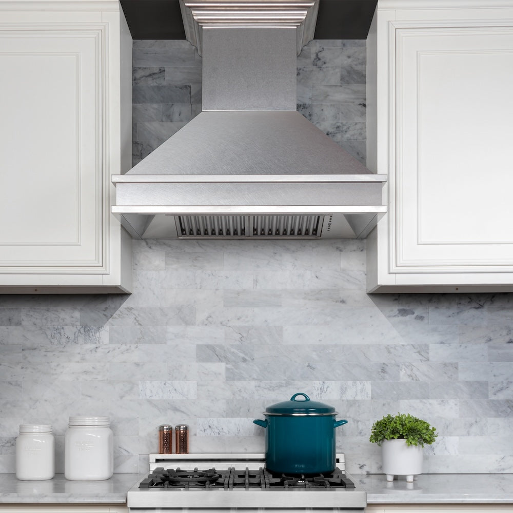ZLINE Designer Satin Stainless Wall Mount Range Hood (8656S) – The