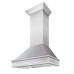 ZLINE Designer Series Wall Mount Range Hood in Satin Stainless Steel with Size Options (8656S)