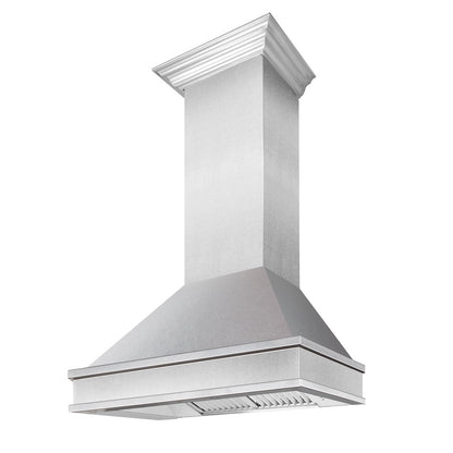 ZLINE Designer Series Wall Mount Range Hood in Satin Stainless Steel with Size Options (8656S)