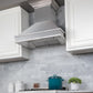 ZLINE Designer Series Wall Mount Range Hood in Satin Stainless Steel with Size Options (8656S)