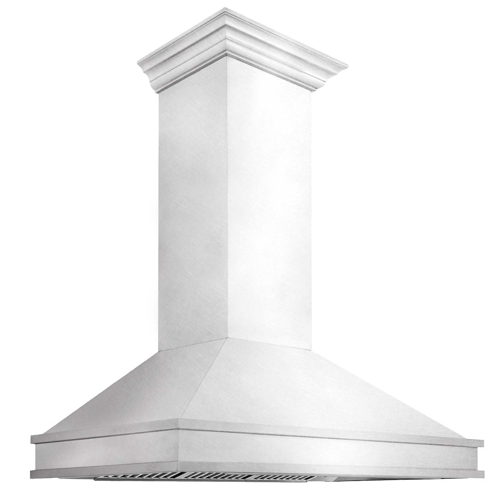 ZLINE Designer Series Wall Mount Range Hood in Satin Stainless Steel with Size Options (8656S)