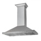ZLINE Kitchen Package with 36 in. Satin Stainless Steel Rangetop and Convertible Range Hood (2KP-RTSRH36)