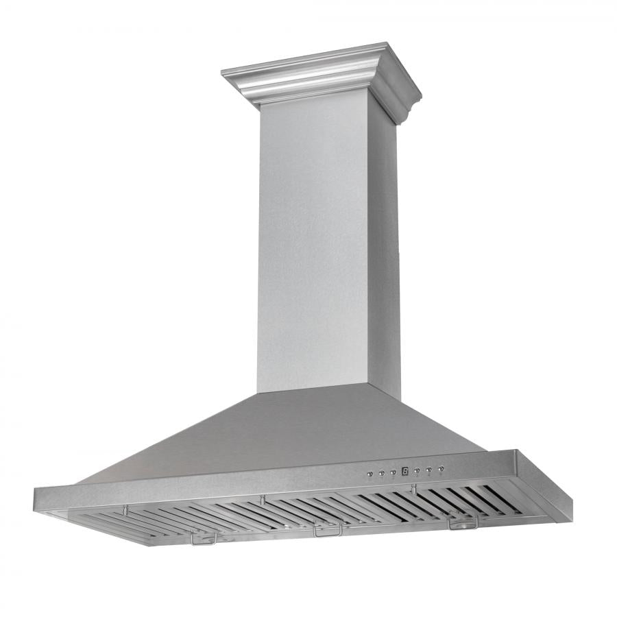 ZLINE Kitchen Package with 30 in. Satin Stainless Steel Rangetop and Convertible Range Hood (2KP-RTSRH30)
