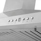 ZLINE Kitchen Package with 48 in. Satin Stainless Steel Rangetop and Convertible Range Hood (2KP-RTSRH48)