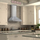 ZLINE Ducted Wall Mount Range Hood in Satin Stainless Steel with Size Options (8KF2S)