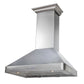 ZLINE Ducted Wall Mount Range Hood in Satin Stainless Steel with Size Options (8KF2S)