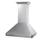 ZLINE Ducted Wall Mount Range Hood in Satin Stainless Steel with Size Options (8KF2S)