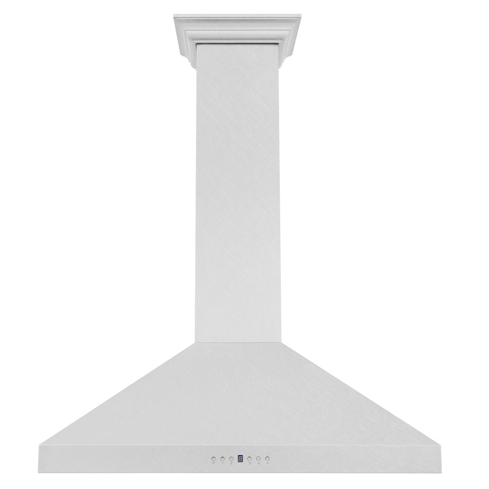 ZLINE Convertible Vent Wall Mount Range Hood in Satin Stainless Steel with Size Options (8KL3S)