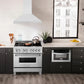 ZLINE Convertible Vent Wall Mount Range Hood in Satin Stainless Steel with Size Options (8KL3S)