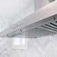 ZLINE Convertible Vent Wall Mount Range Hood in Satin Stainless Steel with Size Options (8KL3S)