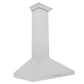 ZLINE Convertible Vent Wall Mount Range Hood in Satin Stainless Steel with Size Options (8KL3S)