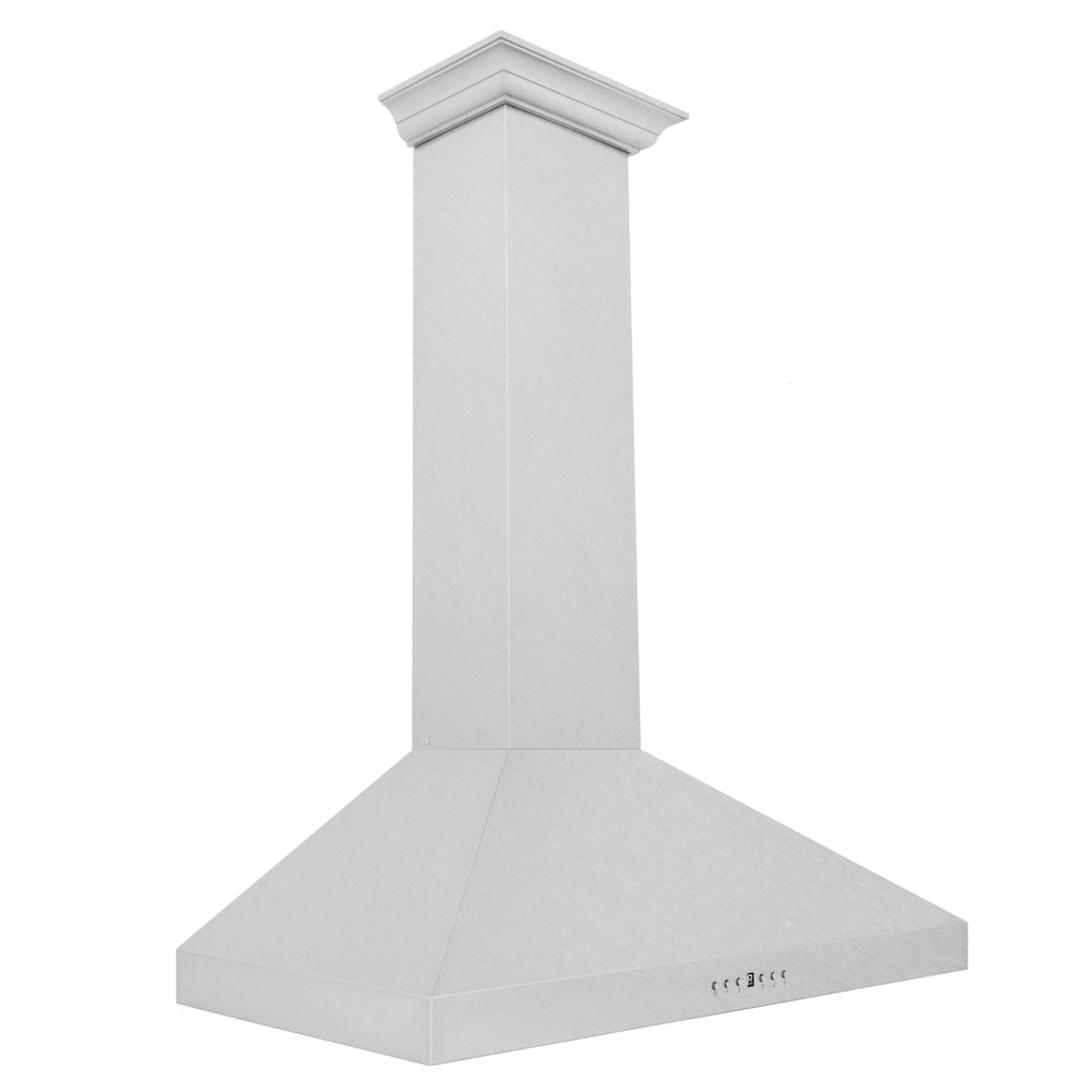 ZLINE Convertible Vent Wall Mount Range Hood in Satin Stainless Steel with Size Options (8KL3S)