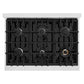 ZLINE 36 in. 5.2 cu. ft. Select Gas Range with 6 Burner Cooktop and Convection Gas Oven in Satin Stainless Steel, Open Box-Great Condition
