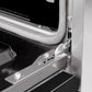 ZLINE 30 in. 4.2 cu. ft. Select Dual Fuel Range with 4 Burner Gas Cooktop and Electric Convection Oven in Stainless Steel with Black Matte Door, Open Box-Great Condition