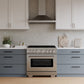 ZLINE 36 in. 5.2 cu. ft. Select Dual Fuel Range with 6 Burner Gas Cooktop and Electric Convection Oven in Stainless Steel, Open Box-Great Condition