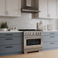 ZLINE 36 in. 5.2 cu. ft. Select Dual Fuel Range with 6 Burner Gas Cooktop and Electric Convection Oven in Stainless Steel, Open Box-Great Condition