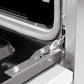 ZLINE 30 in. 4.2 cu. ft. Select Dual Fuel Range with 4 Burner Gas Cooktop and Electric Convection Oven in Satin Stainless Steel with White Matte Door, Open Box-Great Condition