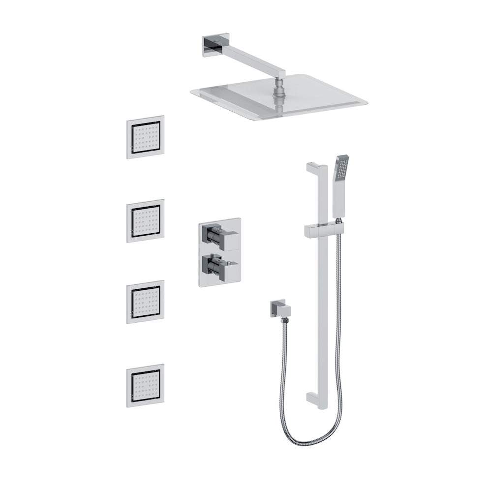 ZLINE Crystal Bay Thermostatic Shower System with Body Jets (CBY-SHS-T3)