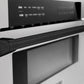 ZLINE Autograph Edition 30 in. 1.2 cu. ft. Built-In Microwave Drawer in Satin Stainless Steel with Matte Black Accents (MWDZ-30-SS-MB)