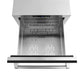ZLINE 24 in. Touchstone 168 Can Outdoor-Rated Dual Refrigerator Drawer with Black Matte Doors (RDSO-BLM-24)