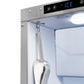 ZLINE Autograph Edition 15 in. Touchstone Clear Cube Ice Maker with Drain Pump and Black Matte Door with Champagne Bronze Handle (ICCDZ-BLM-15-CB) ice scoop.