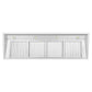 ZLINE 58 in. Ducted Wall Mount Range Hood Insert in Stainless Steel (698-58)