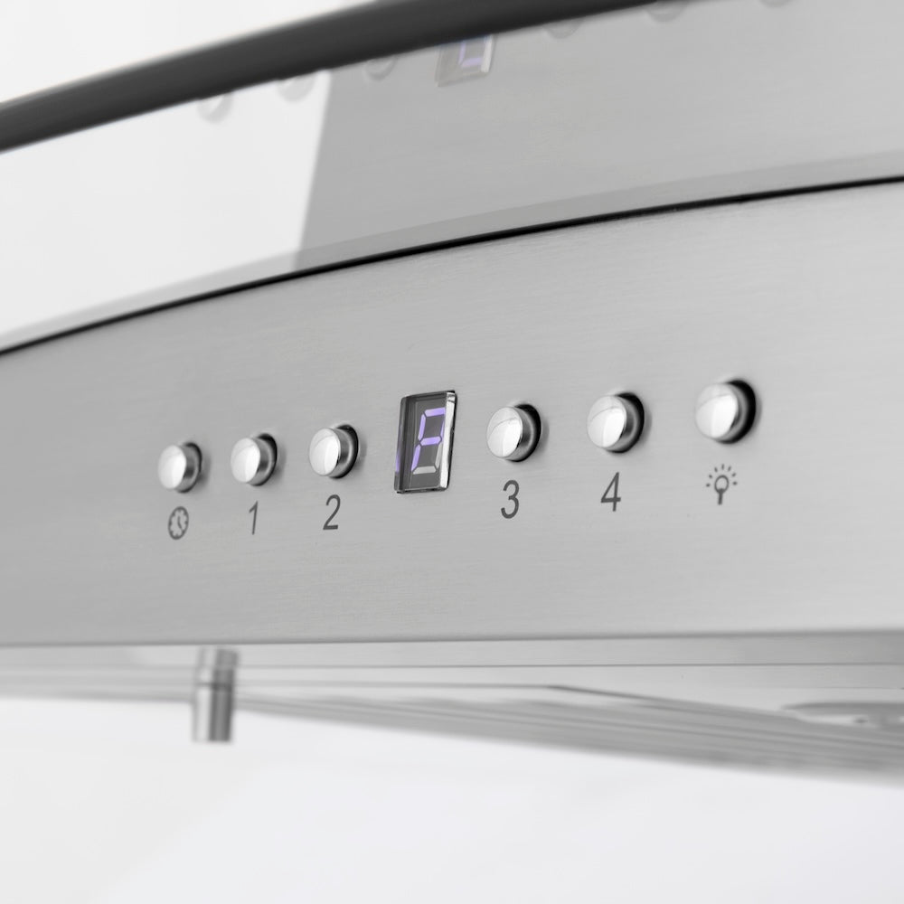 ZLINE Island Mount Range Hood in Stainless Steel and Glass (GL5i)