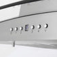 ZLINE 30 in. Convertible Vent Island Mount Range Hood in Stainless Steel & Glass, Handle Open Box-Good Condition